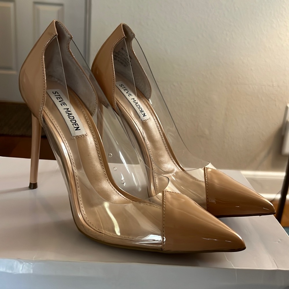 Steve Madden Malibu Blush Patent Heels